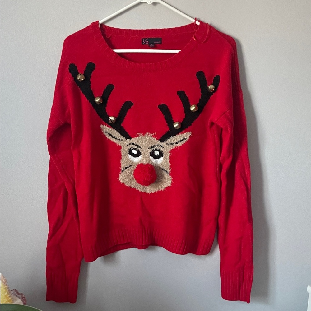 Red Reindeer Sweater